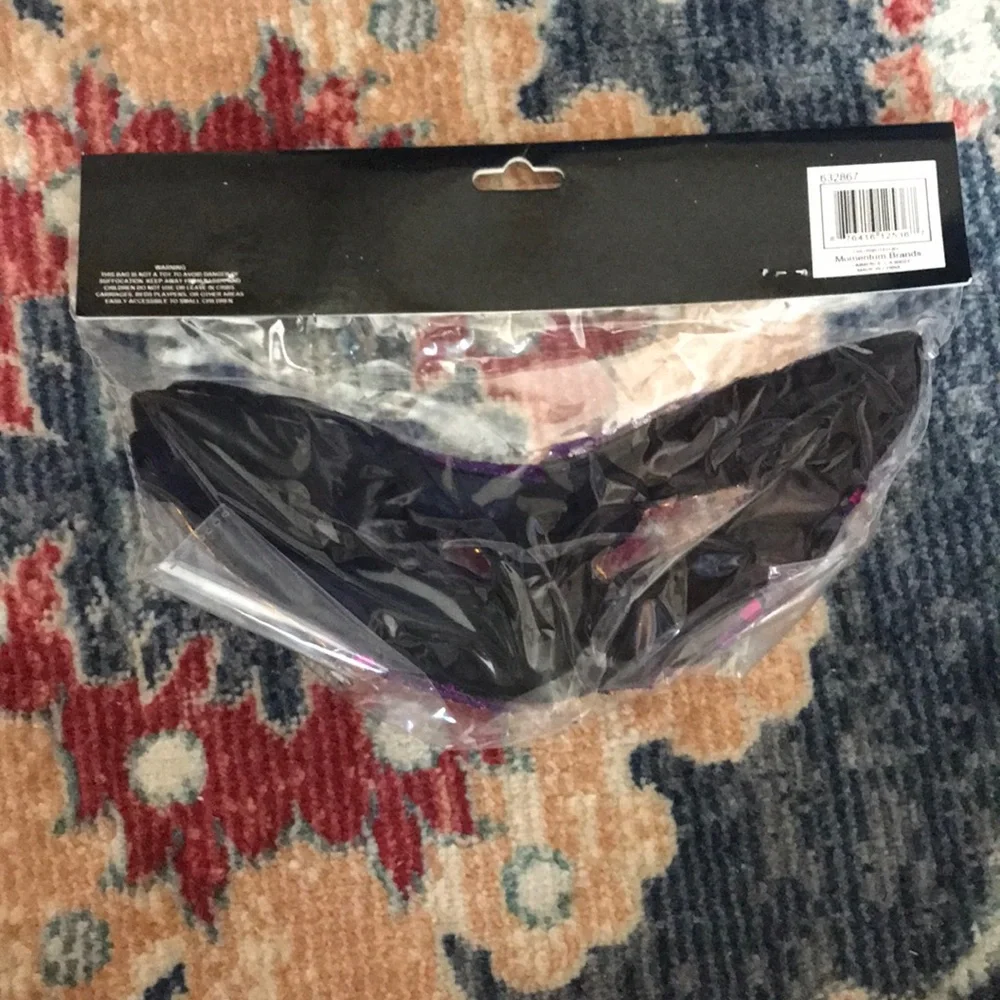 Purple Sequins Masquerade Mask